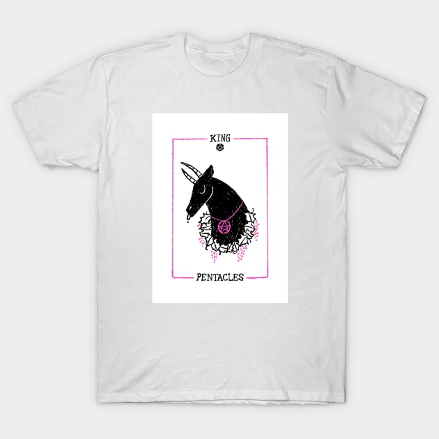 King of pentacles T-Shirt by seaeyedraw